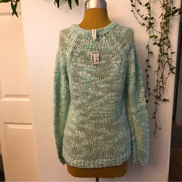 NWT Aeropostale Marled Turquoise Sweater Size М - Picture 5 of 7